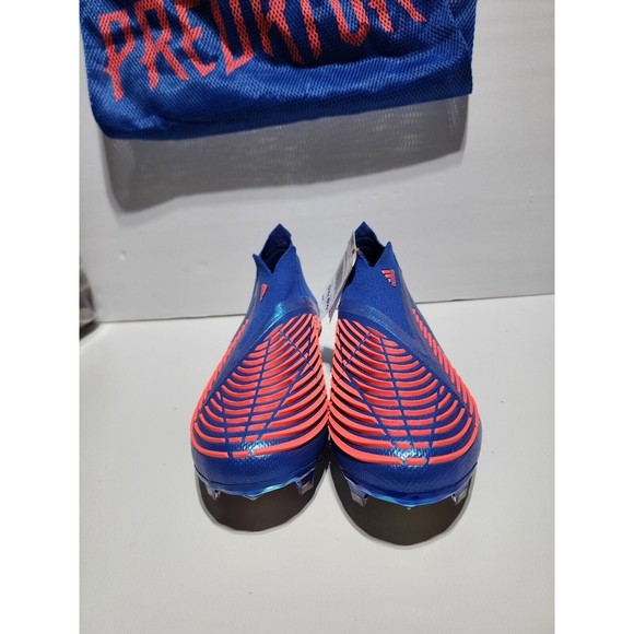 ADIDAS PREDATOR EDGE+ FG LACELESS SOCCER CLEATS SHOES BLUE GZ9002 MEN\'S SIZE 5.5 main image 4